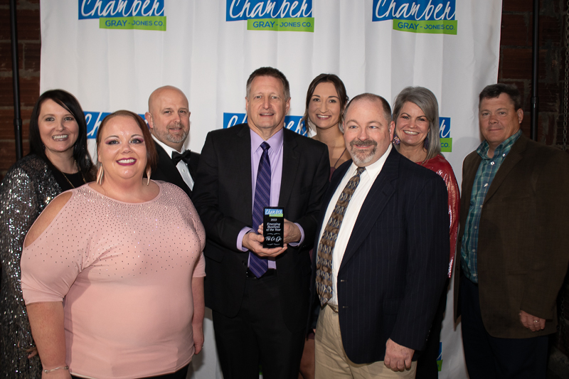 Group of people at award ceremony